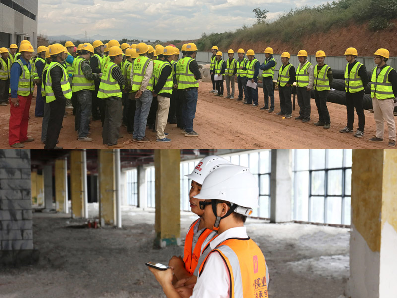 東莞盈灃科技有限公司工程緊鑼密鼓施工中，為迎接竣工全力奮戰(zhàn)！