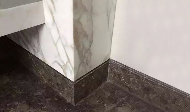 石材踢腳線與墻面石材