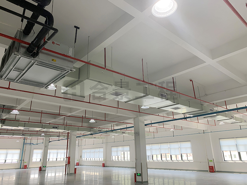 東莞盈灃科技有限公司工程緊鑼密鼓施工中，為迎接竣工全力奮戰(zhàn)！